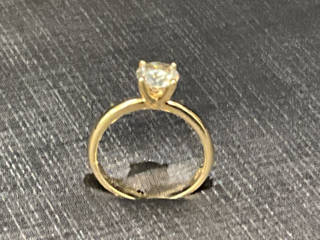 961557-7 Ring in gold 14K with 1.01ct diamond