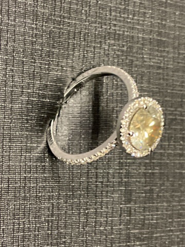 961557-15 Ring in gold 14K with 1.01ct diamond