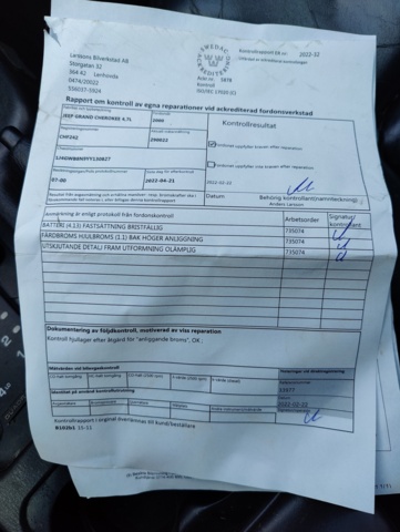 940111-81 Jeep Grand Cherokee 4.7 V8 4WD - 2000