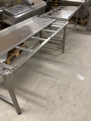 961566-1 2 stainless steel benches