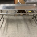 961566-2 2 stainless steel benches