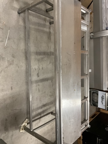 961566-3 2 stainless steel benches
