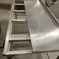 961566-5 2 stainless steel benches
