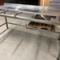 961566-8 2 stainless steel benches