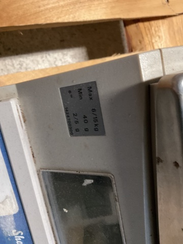 961578-4 2 digital scales BIZERBA model SC II 100