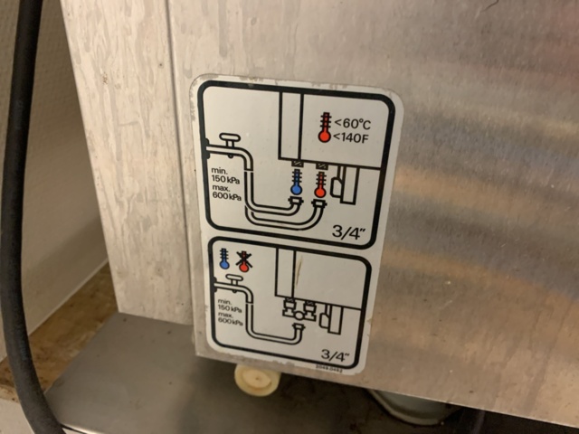 882741-5 Rational oven with canteen trolley