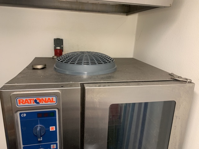 882741-8 Rational oven with canteen trolley