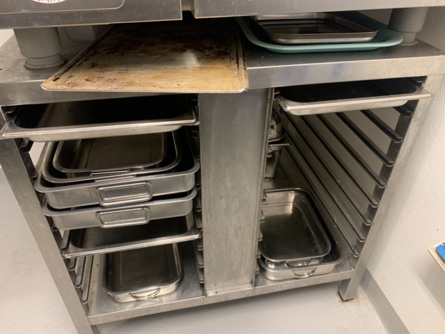 882741-9 Rational oven with canteen trolley