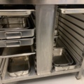 882741-10 Rational oven with canteen trolley