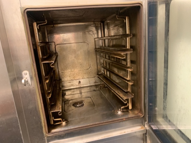 882741-12 Rational oven with canteen trolley