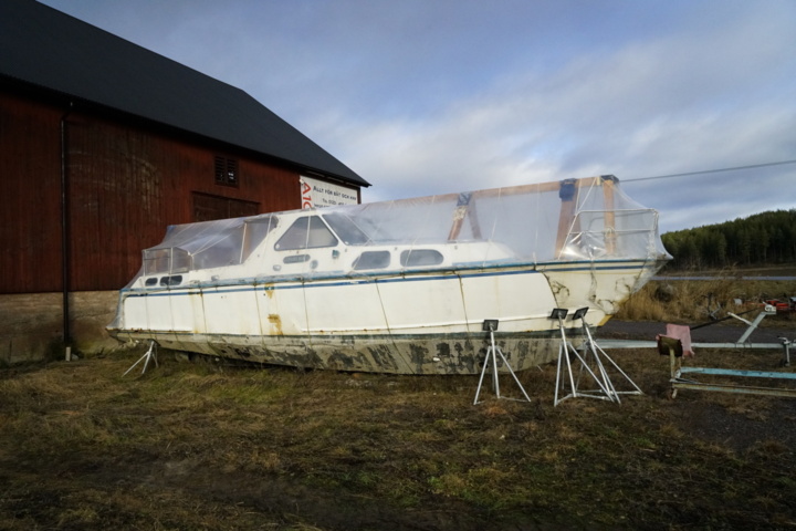 987568-1 Stålbåt, Holländsk kanalbåt, Palma 34 (Reperationsobjekt)