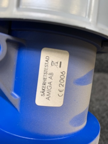 987559-5 Motor cable 230V 3-Phase 63A 25M