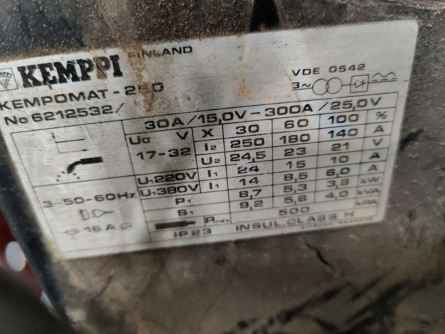 984555-8 Migwelt Kemppi Kempomat 250