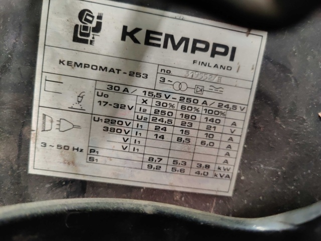 984556-9 Migsvets Kemppi Kempomat 253