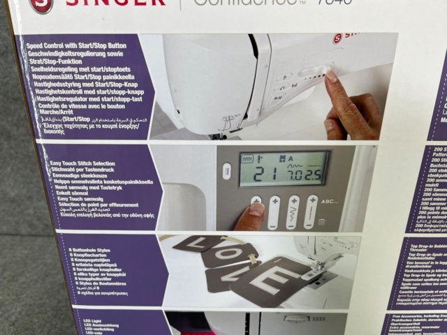 662942-10 Singer Sewing machine Confidence 7640 (New in box)