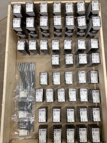 987646-3 Assortment with French wood screw