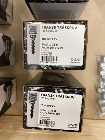 987646-16 Assortment with French wood screw