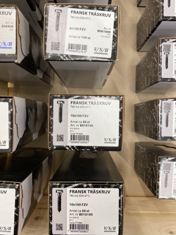 987646-20 Assortment with French wood screw