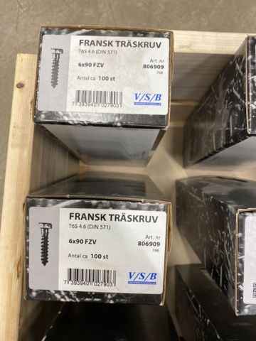 987646-23 Assortment with French wood screw