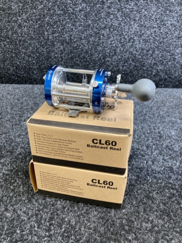 984029-1 2 fishing reels Ming Yang CL60 Ratio: 4.2:1