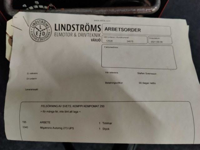 984555-3 Migwelt Kemppi Kempomat 250