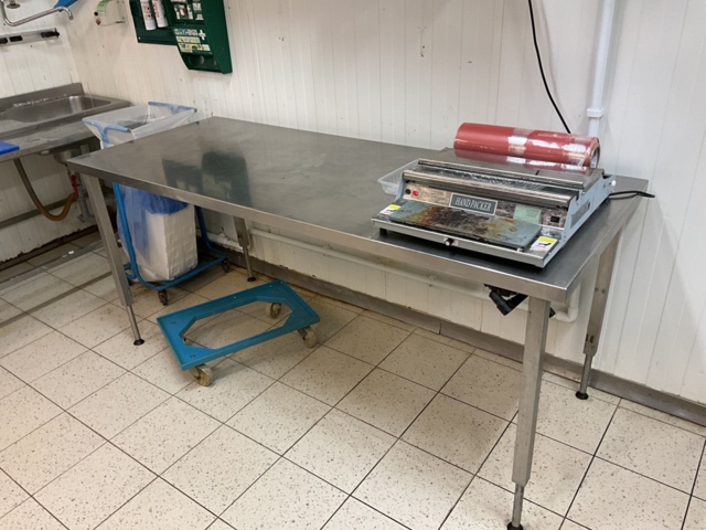 961654-1 Stainless steel workbench adjustable