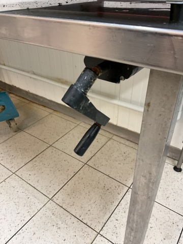 961654-3 Stainless steel workbench adjustable