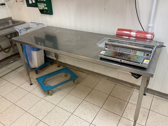 961654-4 Stainless steel workbench adjustable