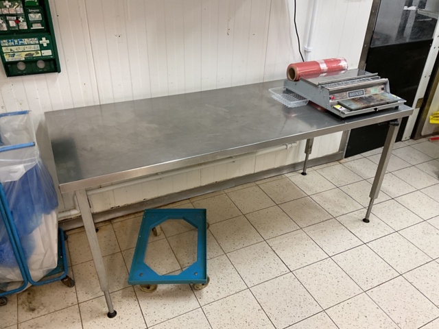 961654-6 Stainless steel workbench adjustable