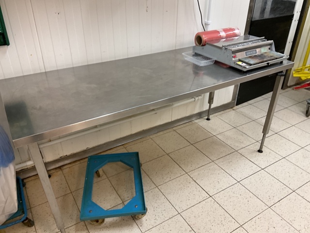 961654-9 Stainless steel workbench adjustable