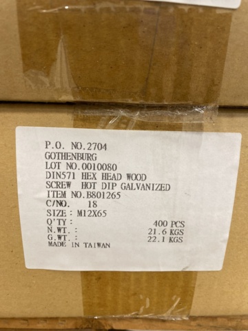 987856-2 Assortment with French wood screw