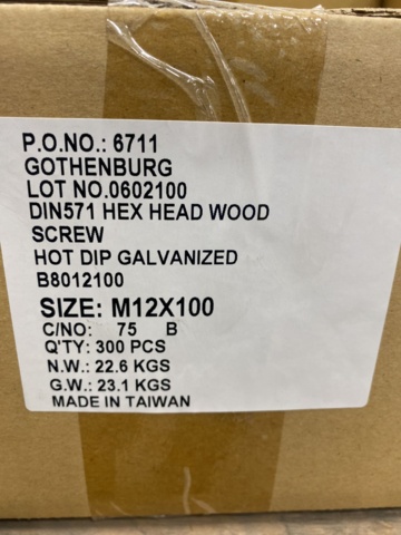 987856-5 Assortment with French wood screw