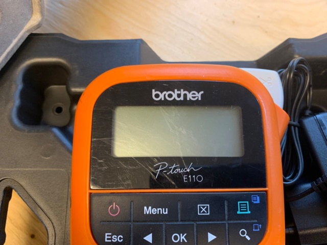 956165-2 Brother P-Touch E110 labeling machine