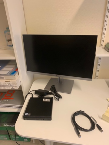 HP 260 G3 Mini , bildskärm HP 24" - Auktioner online - Nätauktioner ...