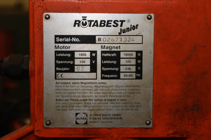 988346-6 Magnetic drill ALFRA