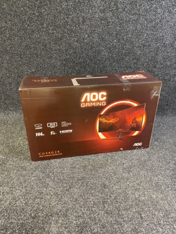 983529-3 Curved 34" WQHD gaming monitor AOC CU34G2X/BK