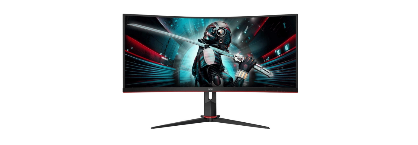983529-2 Curved 34" WQHD gaming monitor AOC CU34G2X/BK