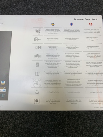 988918-5 Yale Doorman L3 Flex Black