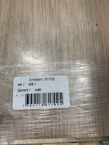 988929-4 7 packs Tarkett Pure Oak Nature 2281x194x14Mm