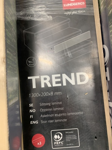 988929-5 7 packs Tarkett Pure Oak Nature 2281x194x14Mm