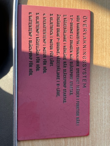 989088-21 Fire engine VOLVO FL10 4x2 1997, Low mileage