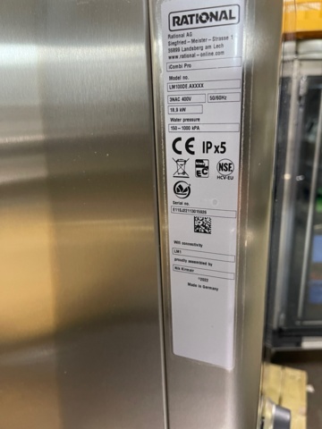 777182-3 New Rational oven iCombi Pro LM100DE.AXXXX
