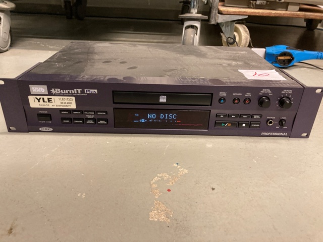989550-1 HHB CDR-830 BurnIT Compact Disc Recorder