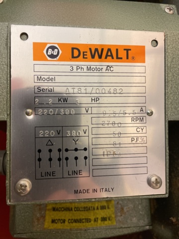 862299-20 Planer DeWalt