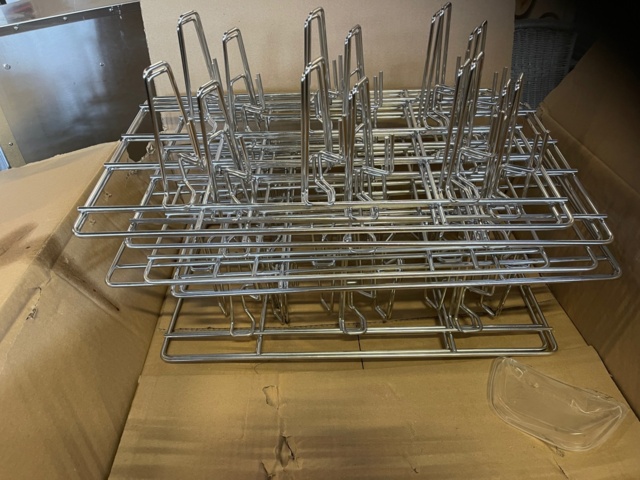 898898-1 9 new chicken racks for vertical grilling of chicken/duck