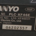 773393-5 Projector Sanyo XF 46 Incl. lens