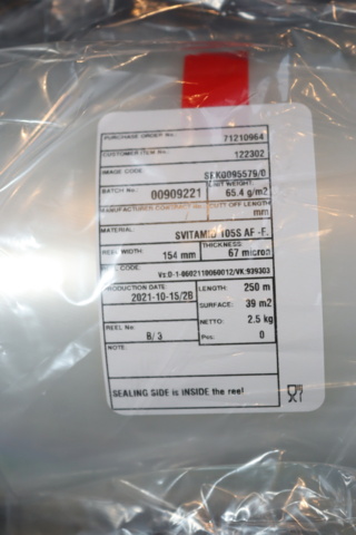 990467-6 Vacuum sealer for plastic trays, Duniform DF20