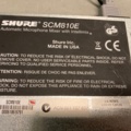 990592-3 Shure SCM810 8-Channel Automatic Mixer