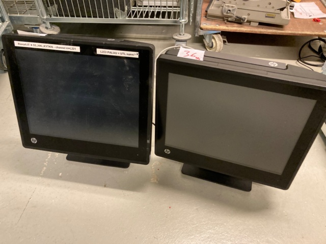 HP RP7 retail system model 7100 x 2 - PS Auction - We value the future ...