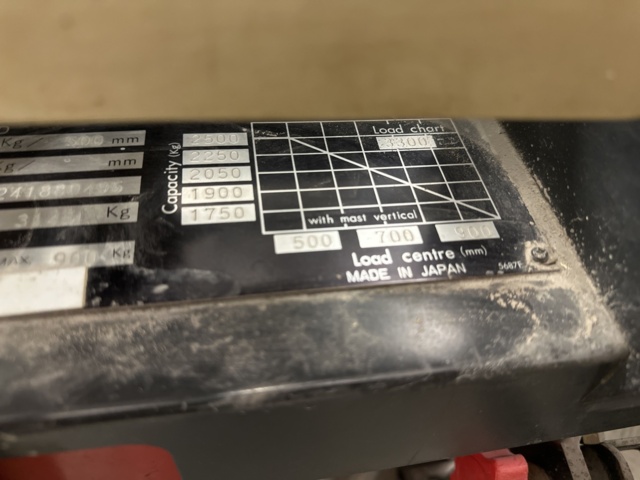 979553-25 Electric truck Mitsubishi FB25P 2.5 tons